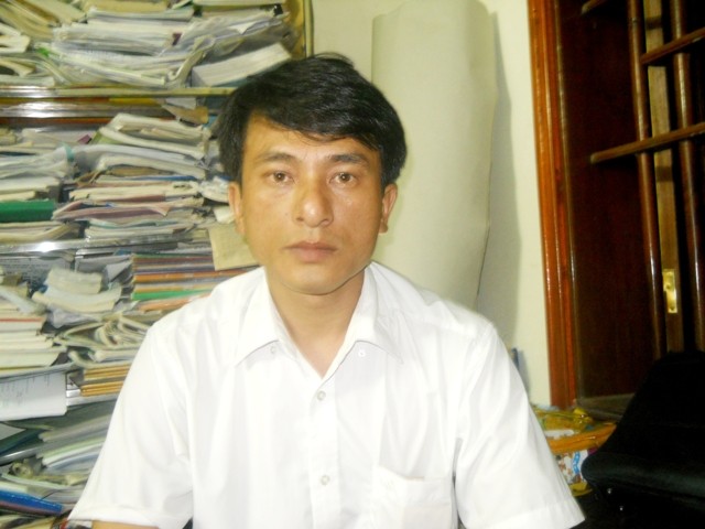 Thầy Trần Trung Hiếu - Giáo viên dạy môn Lịch sử Trường THPT chuyên Phan Bội Châu (TP Vinh - Nghệ An).